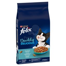 Felix Doubly Delicious száraz macskatáp - lazac, óceáni hal keverék, cékla 10 kg
