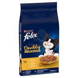 Felix Doubly Delicious száraz macskatáp - csirke, pulyka, cékla 10 kg