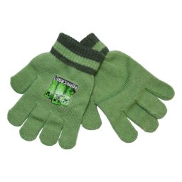 Minecraft Creeper Green gyerek kesztyű