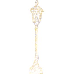 Dekoráció MagicHome Karácsony, Utcai lámpa, 600xLED meleg/hideg fehér, IP44, 21x21x118 cm