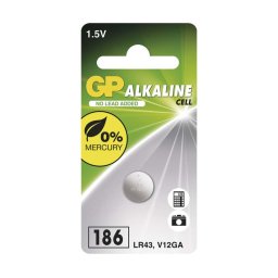 GP Alkáli Gombelem Lr43 (186) 1Db/Bliszter