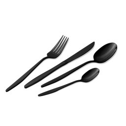 Berlinger Haus Evőeszköz készlet 24 részes rozsdamentes/fényes Matte Black Collection BH/3063