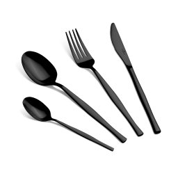 Berlinger Haus Evőeszköz készlet 24 részes rozsdamentes/fényes Matte Black Collection BH/3066