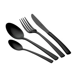 Berlinger Haus Evőeszköz készlet 24 részes rozsdamentes/fényes Matte Black Collection BH/3080