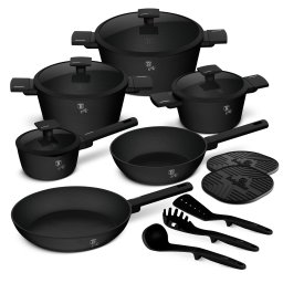 Berlinger Haus Edénykészlet 15 részes titánpro bevonattal Matte Black Collection BH/8198NN