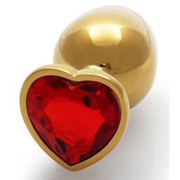 Bijou Heart Gem M - prmium arany-piros anlis izgat