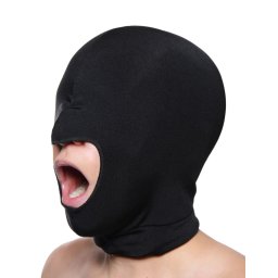Fekete spandex maszk - rzki jtkokhoz