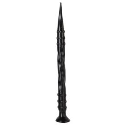 Dildo Black - hegyes csavaros prmium eszkz 40 x 3 cm