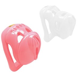 Sissy Cage Bilincs Vulva forma, zrhat 4 x 3,3 cm