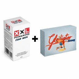 XXL POWERING FOR MEN - 8 DB + Gladitor Strong - 4 db kapszula csomag