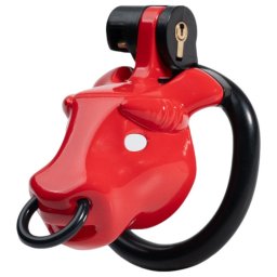 Minodick Pniszketrec Zablfej formval ABS piros 6x3 cm
