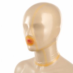 Latex tltsz maszk teljes arcra lgznylssal s htul cipzrral 0,4 mm