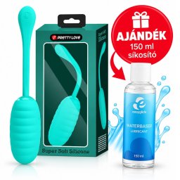 Pretty Love - Kirk akkumulátoros vibrációs tojás (türkiz) + AJÁNDÉK 150 ml síkosító.