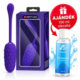 Pretty Love - Marina akkumulátoros vibrációs tojás (lila) + AJÁNDÉK 150 ml síkosító.