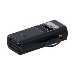 BASEUS SUPERMINI PRO légkompresszor (Type-C aljzat, 4000mAh akkumulátor, 50W, LCD kijelző) FEKETE