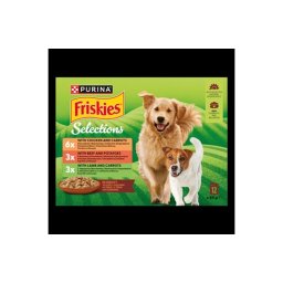 FRISKIES Selections Szószos válogatás nedves kutyaeledel 12x85g