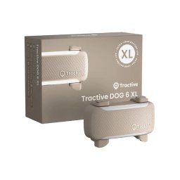 Tractive DOG 6 XL nyomkövető aktivitásmérővel barna színben kizárólag 20 kg feletti kutyák számára