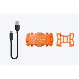 Tractive DOG 6 XL Adventure Edition nyomkövető aktivitásmérővel narancssárga színben kizárólag 25 kg feletti kutyák számára