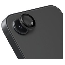 Obal:Me Apple iPhone 17E / 16E tempered glass kamera védő üvegfólia, fekete