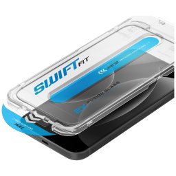 Uniq Optix Optix SwiftFit Vivid DX2 Apple iPhone 18 Pro Max tempered glass kijelzővédő üvegfólia felhelyező kerettel