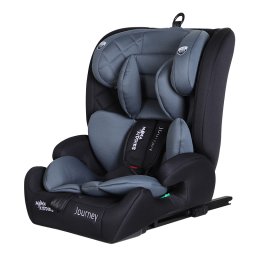 Mama Kiddies(R) i-Fix Journey 2 az 1-ben biztonsági autósülés (76-150 cm) Szürke / Fekete színben