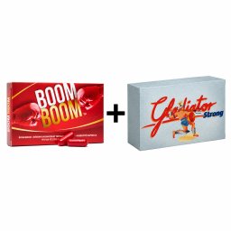 BOOM BOOM - 2 DB + Gladiátor Strong - 4 db kapszula csomag