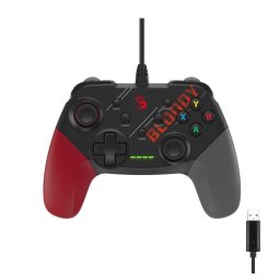 A4tech Bloody GP30, játékvezérlő, USB, fekete és piros
