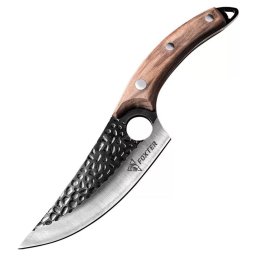 FOXTER vadászkés, fa markolattal, 27 cm