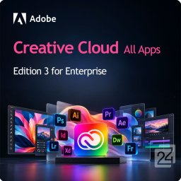 Adobe Creative Cloud All Apps - Edition 3 for Enterprise GOV 1 - 9 Felhasználó(k)