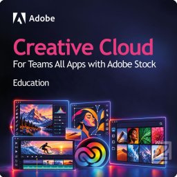 Adobe Creative Cloud for teams All Apps with Adobe Stock EDU 50 - 99 Felhasználó(k)