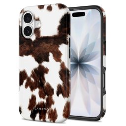 Tech-Protect Lamano Apple iPhone 17 hátlap tok, MagSafe, Soft Herd, tehénminta
