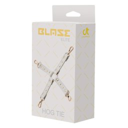 Blaze Elite Hogtie Kötöző 4 kampóval Fehér arany színű fém részletekkel