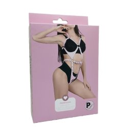 Kötöző szett Fehér állítható pántok fém részletekkel Rosa