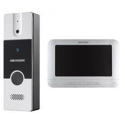 Hikvision DS-KIS202T 4 vezetékes, egylakásos audio, video kaputelefon szett