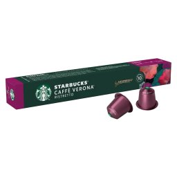 Kávékapszula, Nespresso kompatibilis, Starbucks Caffe Verona, 10db kapszula