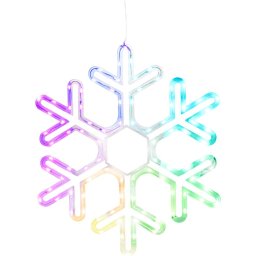 Dekoráció MagicHome Karácsony, Hópehely, 90xLED RGB, 50x0,6x43 cm