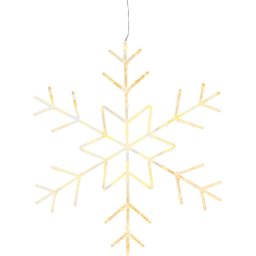 Dekoráció MagicHome Karácsony, Hópehely, 120xLED, IP44, 60 cm