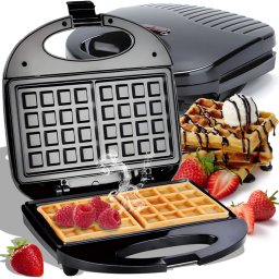 2 szeletes tapadásmentes gofrisütő, 750W