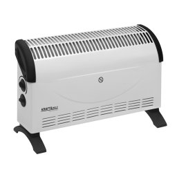 Kraft&Dele elektromos konvektoros fűtőtest termosztáttal, 3 teljesítmény fokozattal, 2000W