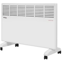 Kraft&Dele elektromos kerekes konvektoros fűtőtest termosztáttal, 2 teljesítmény fokozattal, hideg/meleg üzemmód, 2000W