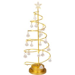 Dekoráció MagicHome Karácsony, Fenyőfa, 30xLED meleg fehér, IP20, 2xAA, 40 cm