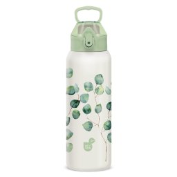 Műanyag duplafalú fémkulacs 700ml Ars Una Botanic Leaf