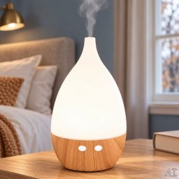Ulltrahangos aroma diffúzor Milano – USB, színváltós LED, 120 ml