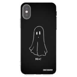 Átlátszó szilikon tok az alábbi mobiltelefonokra Apple iPhone X/XS - Ghost 2