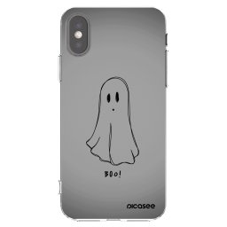 Átlátszó szilikon tok az alábbi mobiltelefonokra Apple iPhone X/XS - Ghost
