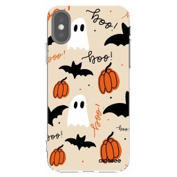 Átlátszó szilikon tok az alábbi mobiltelefonokra Apple iPhone X/XS - Halloween 26
