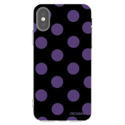 Átlátszó szilikon tok az alábbi mobiltelefonokra Apple iPhone X/XS - Big flickers