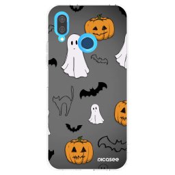 Átlátszó szilikon tok az alábbi mobiltelefonokra Huawei P20 Lite - Spooky crew