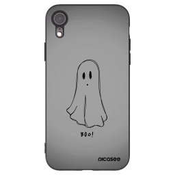 Fekete szilikon tok az alábbi mobiltelefonokra Apple iPhone XR - Ghost