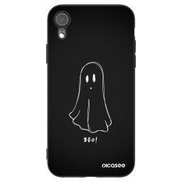 Fekete szilikon tok az alábbi mobiltelefonokra Apple iPhone XR - Ghost 2